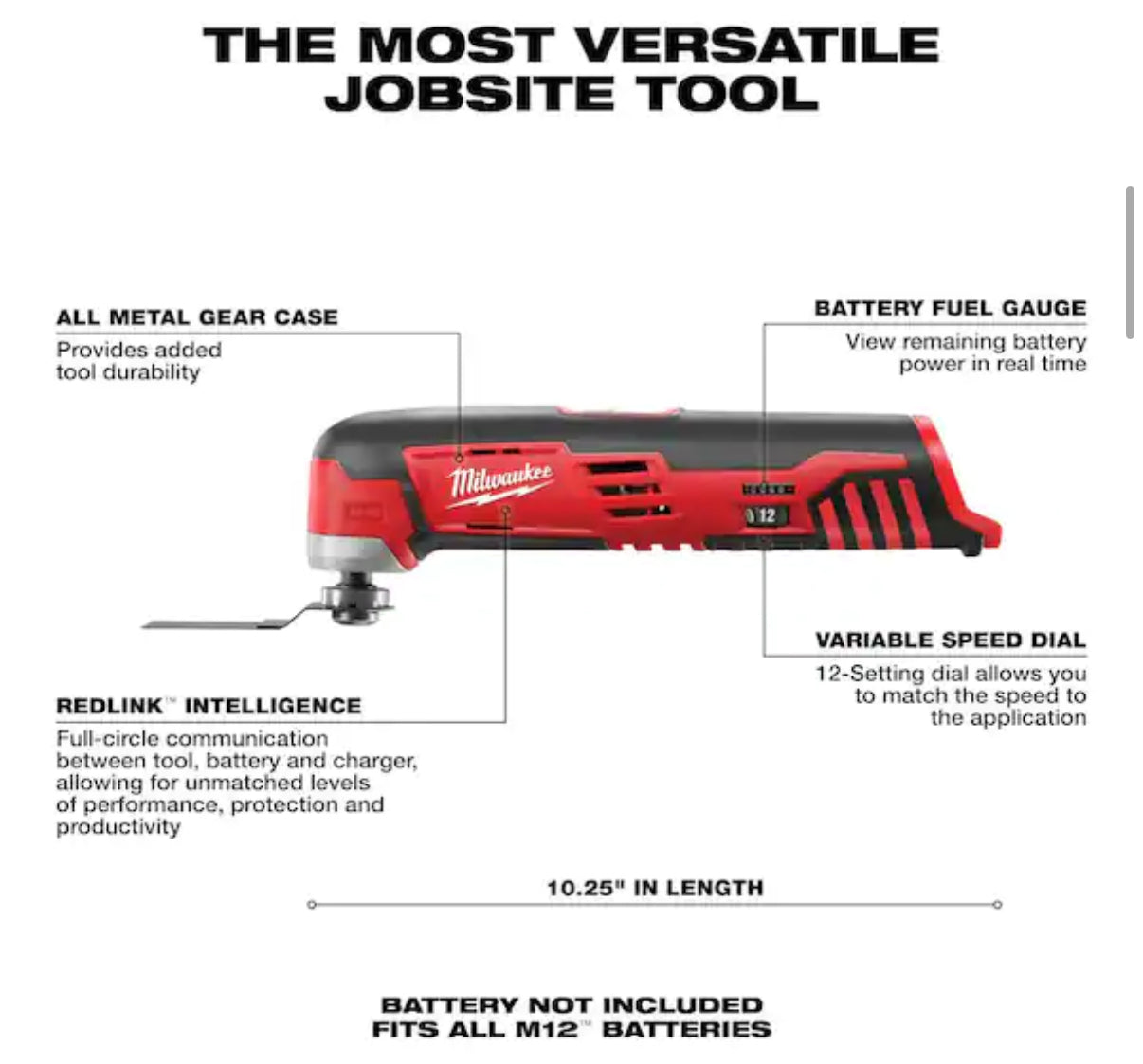 Multiherramienta Oscilante Milwaukee M12