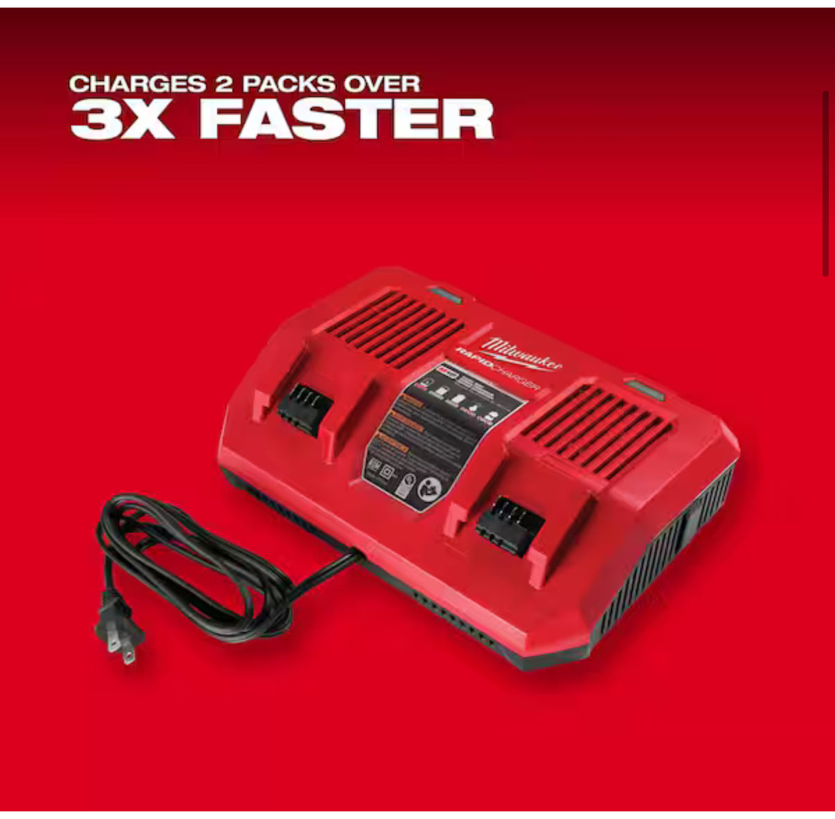 M18 Dual Bay Rapid Charger
