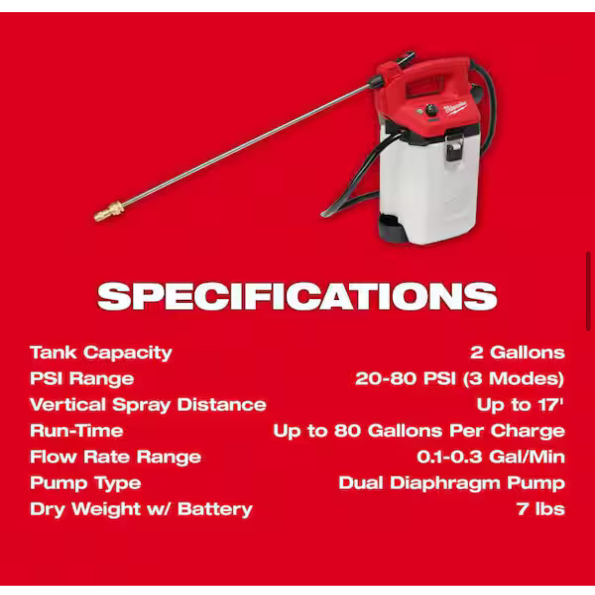 M12 Two Gallon Handheld Sprayer