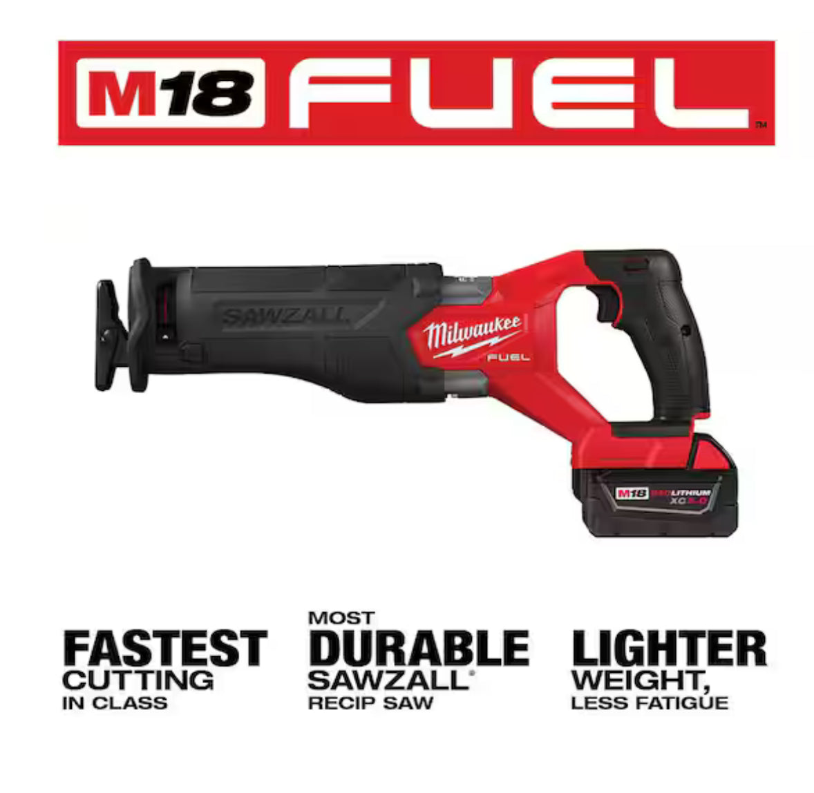 Milwaukee M18 FUEL SAWZALL Reciprocating Saw