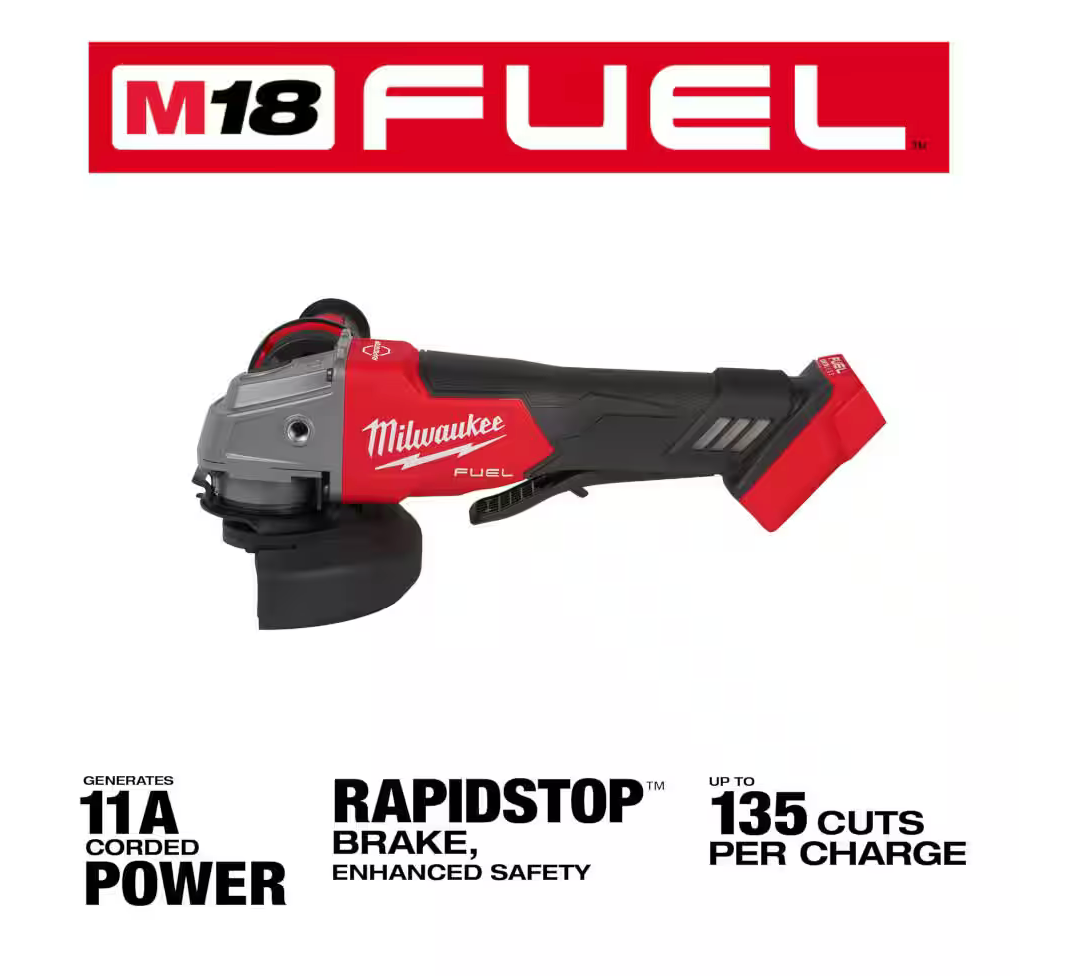 Milwaukee M18 FUEL 4-1/2" / 5” Angle Grinder – Solo herramienta