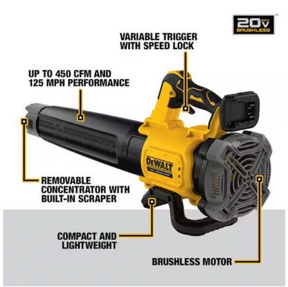 Sopladora inalámbrica DEWALT 20V MAX Brushless (Tool Only)