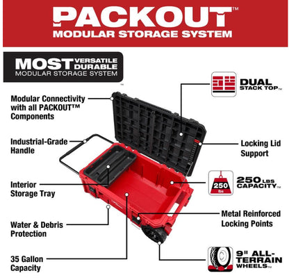 Milwaukee PACKOUT Tool Box – Caja organizadora grande