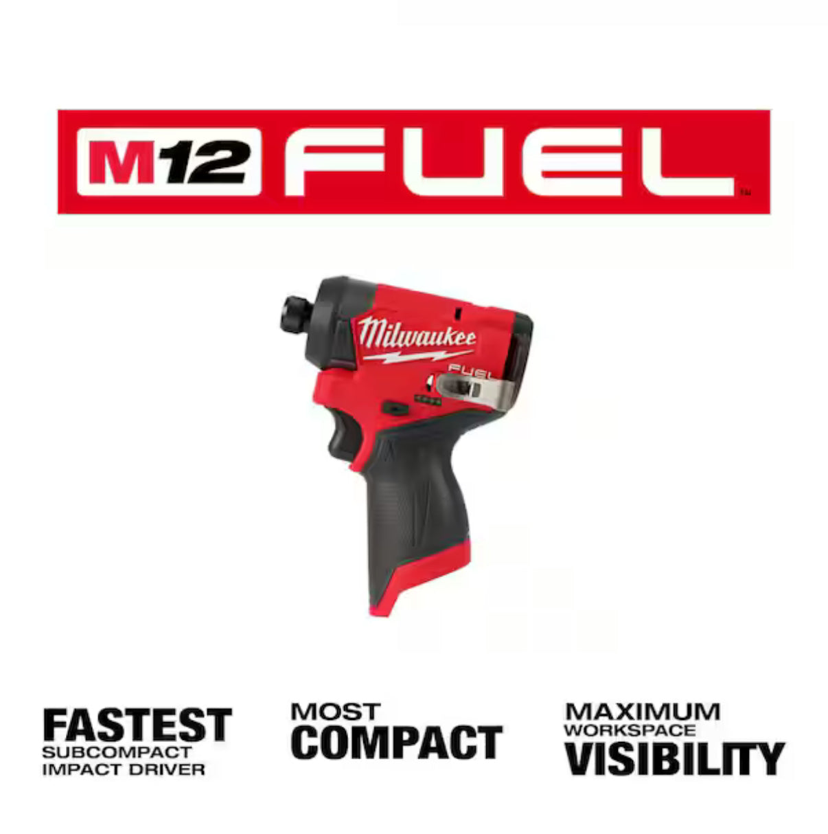 Milwaukee M18 FUEL 1/4” Impact Driver – Solo herramienta