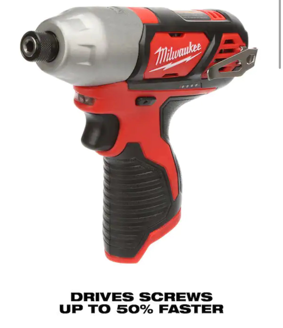 Milwaukee M12 1/4” Impact Driver – Solo herramienta