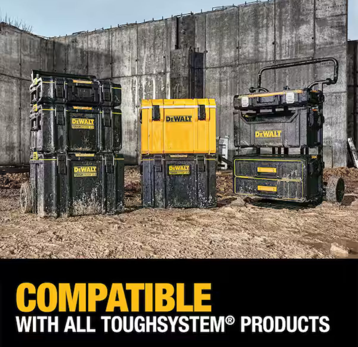 DEWALT TOUGHSYSTEM 2.0 Mobile Tool Box – Caja rodante grande