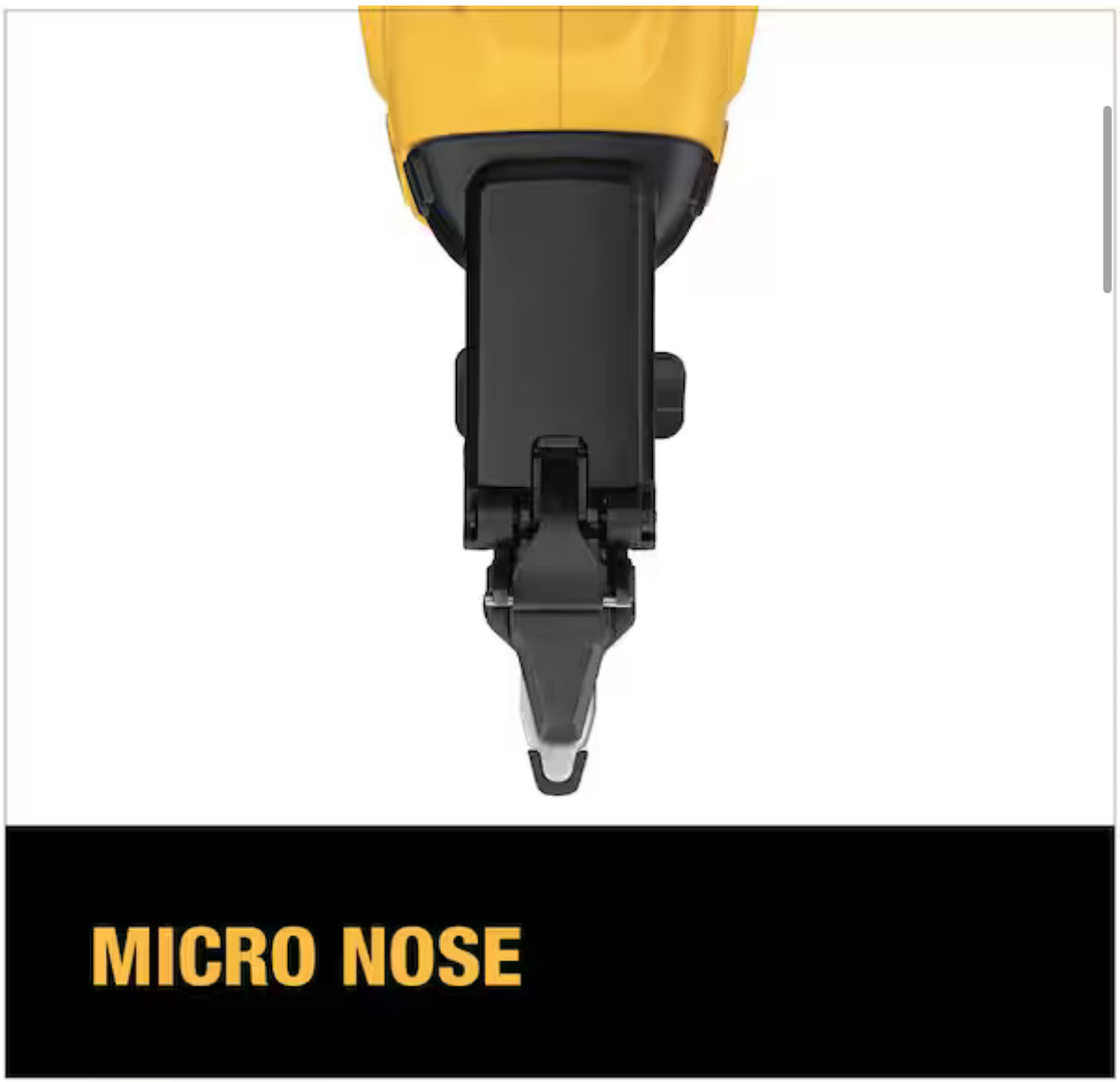 DEWALT DCN650 20V MAX 15-Gauge Angled Finish Nailer – Solo herramienta