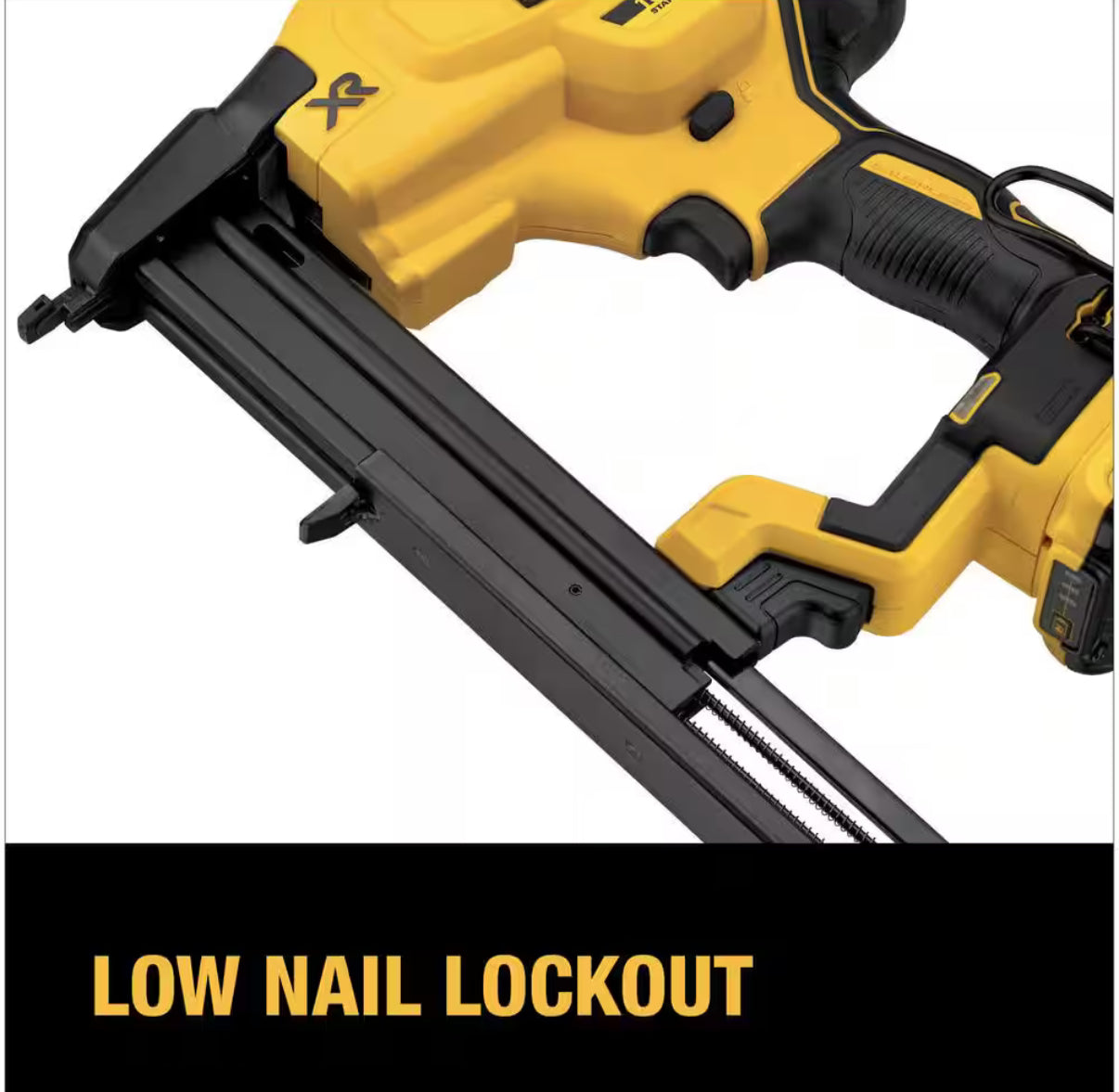 DEWALT DCN681 20V MAX 18-Gauge Narrow Crown Stapler – Solo herramienta