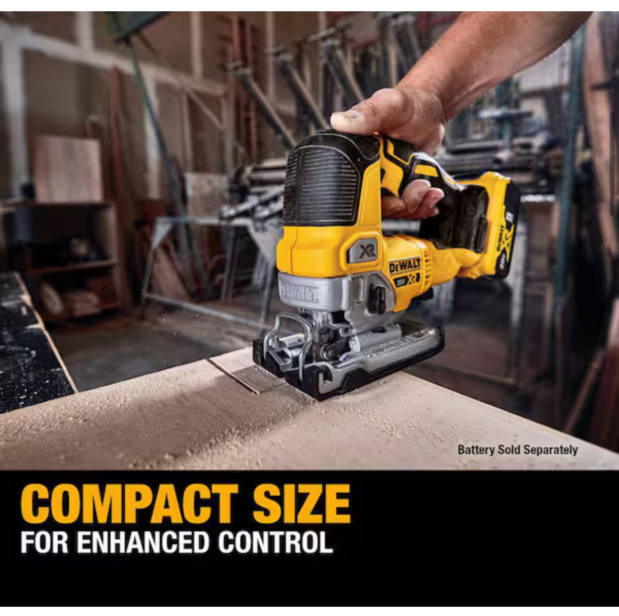 DEWALT XR 20V MAX Sierra Caladora Brushless – Solo herramienta
