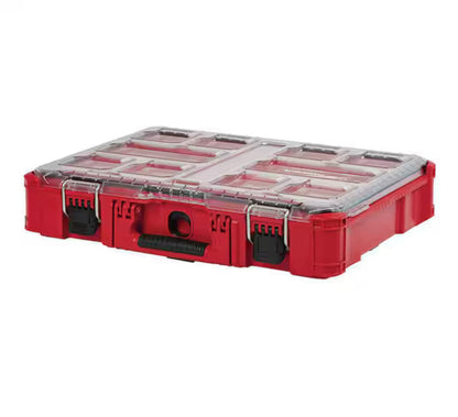 Caja Organizadora PACKOUT Milwaukee con 10 compartimentos – NUEVA
