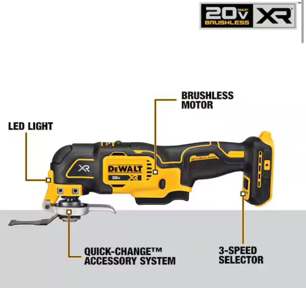 Multiherramienta DeWalt XR 20V – NUEVA