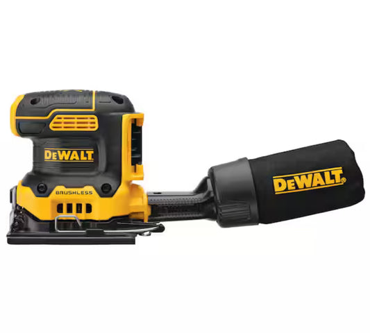 Title: 20V MAX XR 1/4 Sheet Variable Speed Sander (Brushless - Cordless)