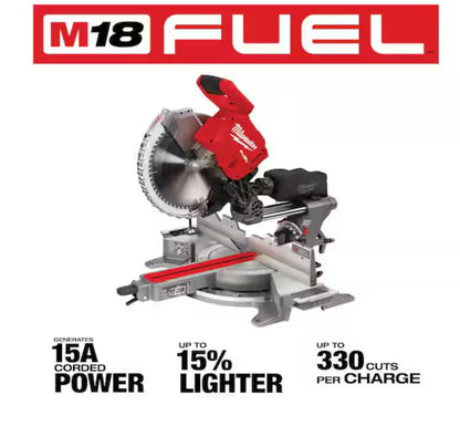 Milwaukee M18 FUEL 12” Sliding Compound Miter Saw (2739-20)