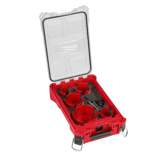 Milwaukee BIG HAWG 9-Piece Carbide Hole Saw Kit with PACKOUT Case