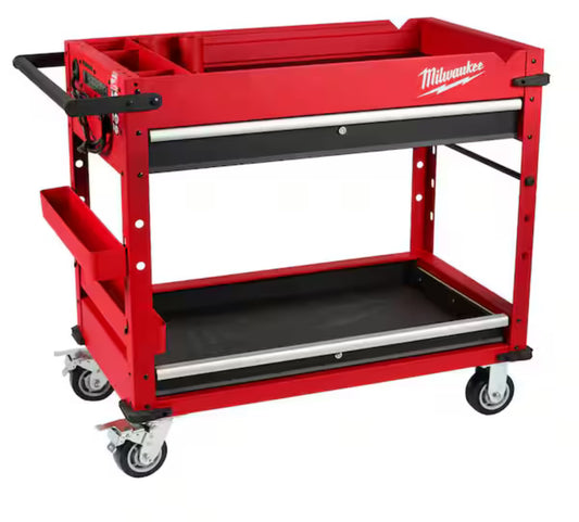 Milwaukee 40 in. Steel Work Cart