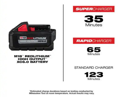 M18 REDLITHIUM HIGH OUTPUT XC6.0 Battery Pack